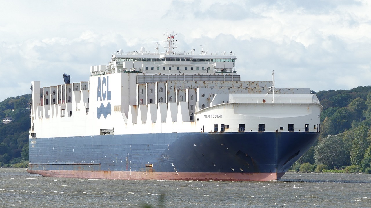 RoRo Schiff Atlantic Star