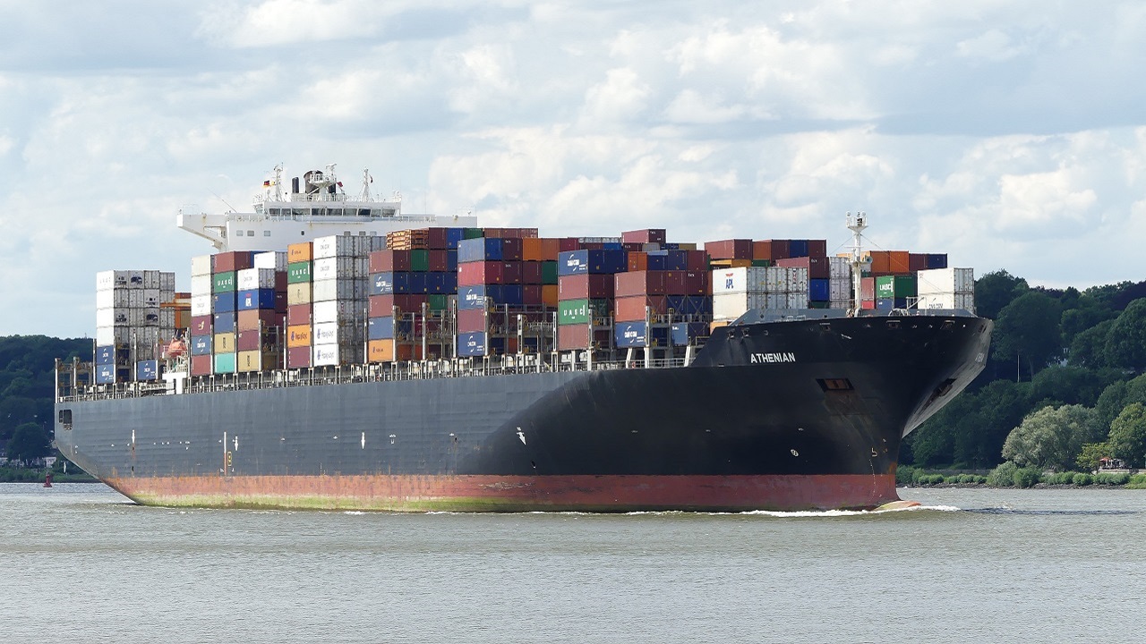 Containerschiff Athenian