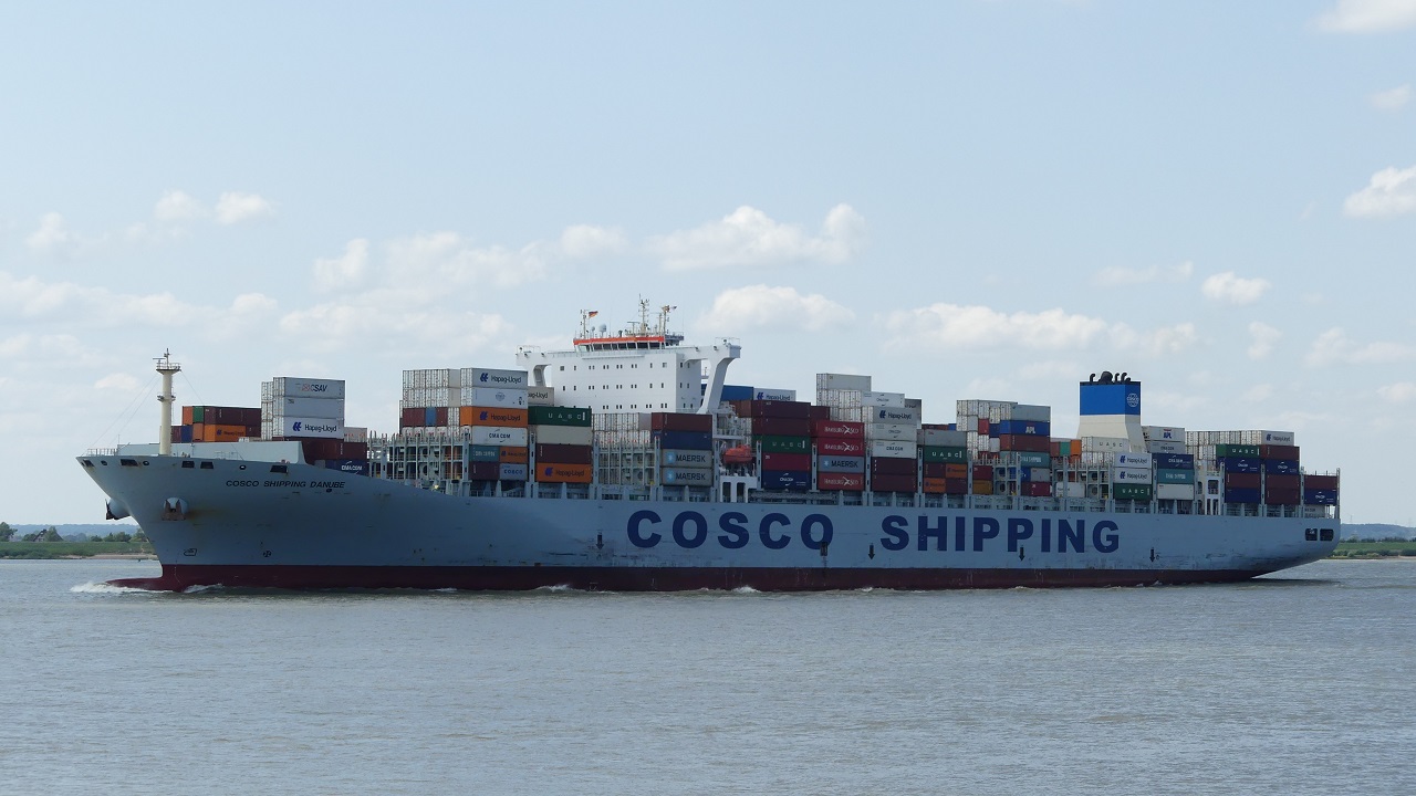 Containerschiff Cosco Shipping Danube
