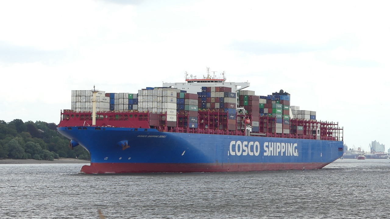 Containerschiff Cosco Shipping Denali