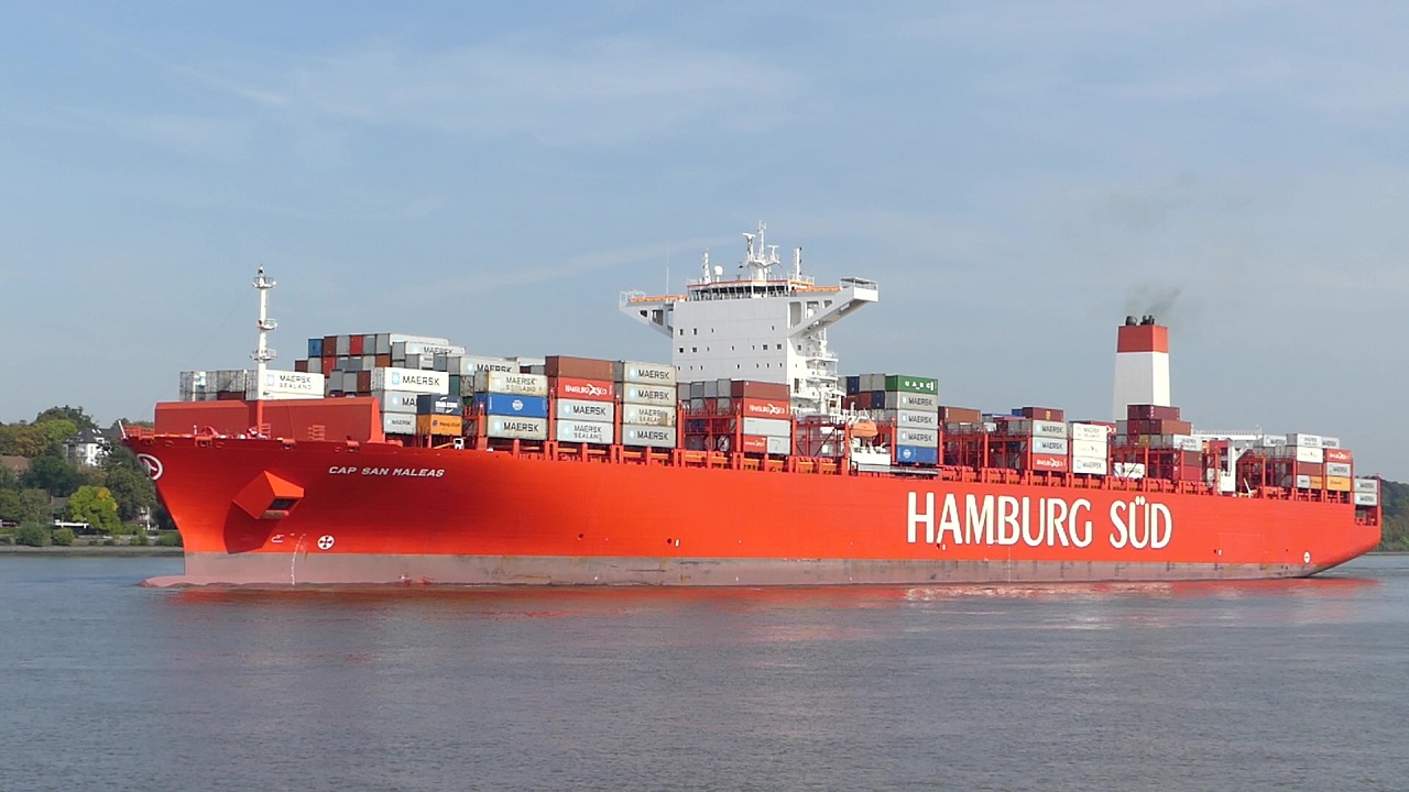 Containerschiff Hamburg-Sued Cap San Maleas