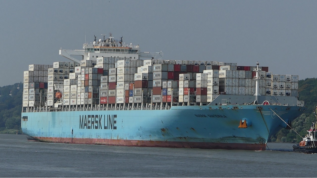 Containerschiff Maersk Guatemala
