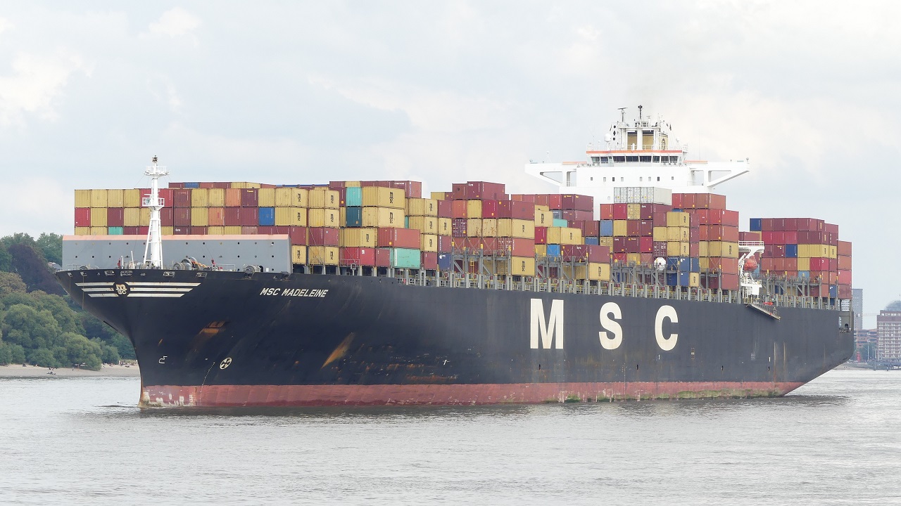 Containerschiff MSC Madeleine