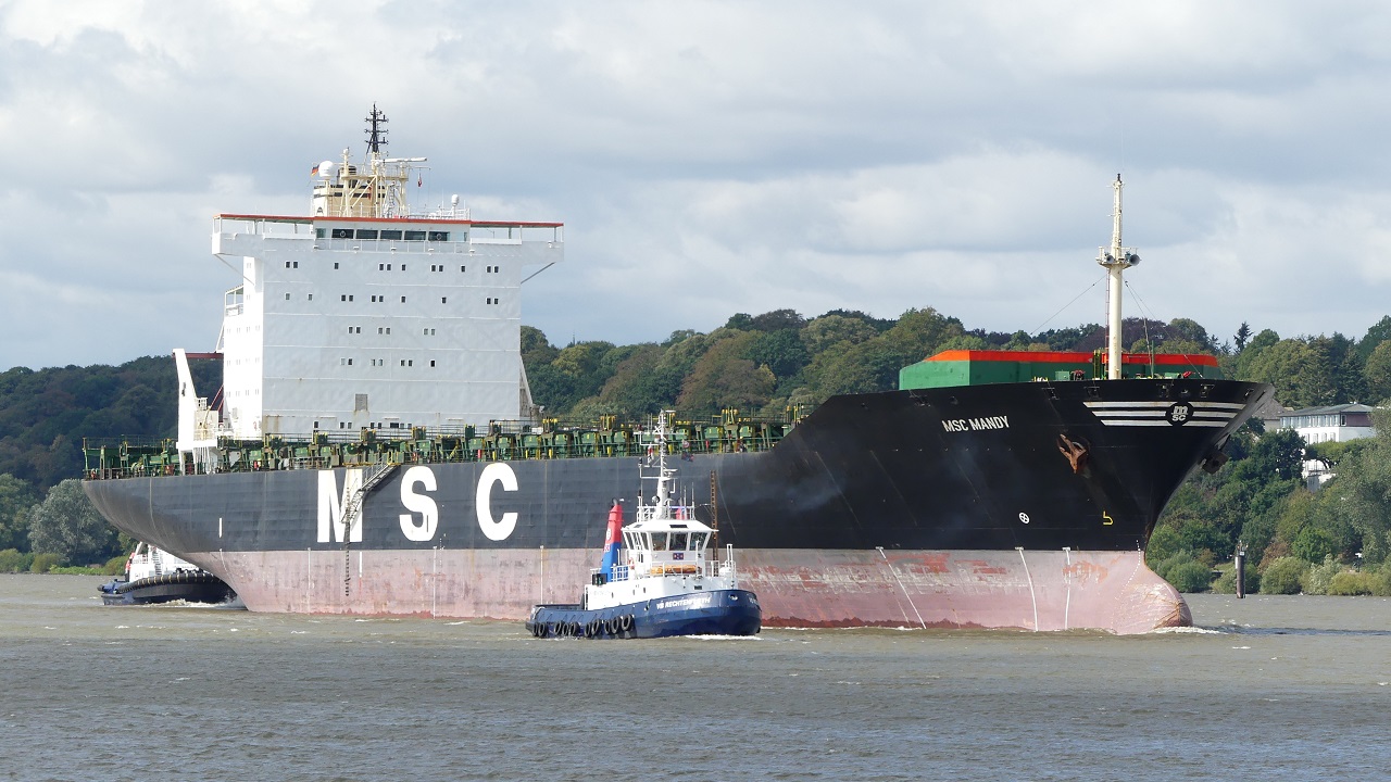 Containerschiff MSC Mandy