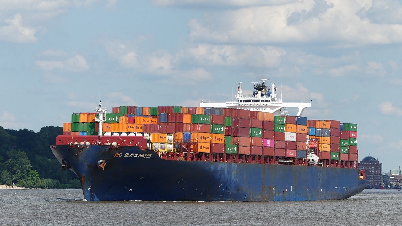 Containerschiff Rio Blackwater