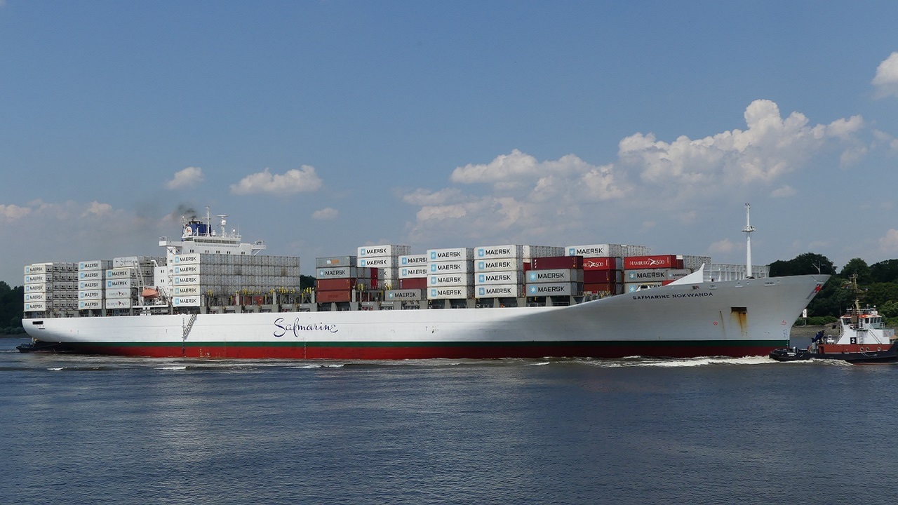 Containerschiff Safmarine Nokwanda